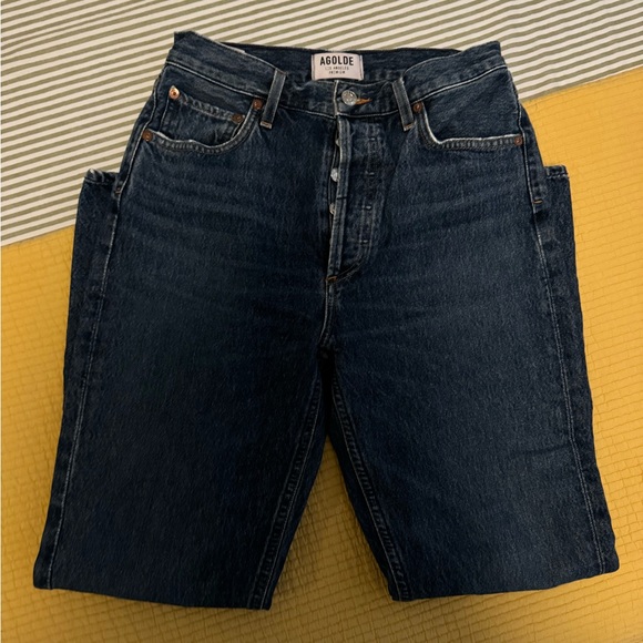 Agolde Riley High Rise Stretch Crop 26 - Picture 2 of 4